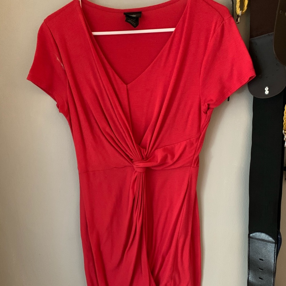 10 DOLLAR SALE ON EVERYTHING: mossimo brand red knot dress